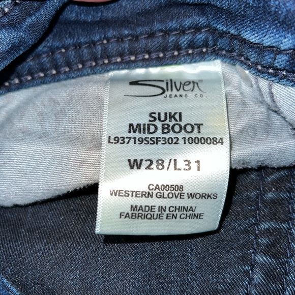 Silver Jeans Suki Mid Boot W28 L31 - Picture 5 of 7
